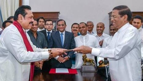 இலங்கை, திடீர் திருப்பம், பிரதமர், ராஜபக்சே, பதவி ஏற்பு, Mahinda Rajapaksa, New, PM, Sri Lanka